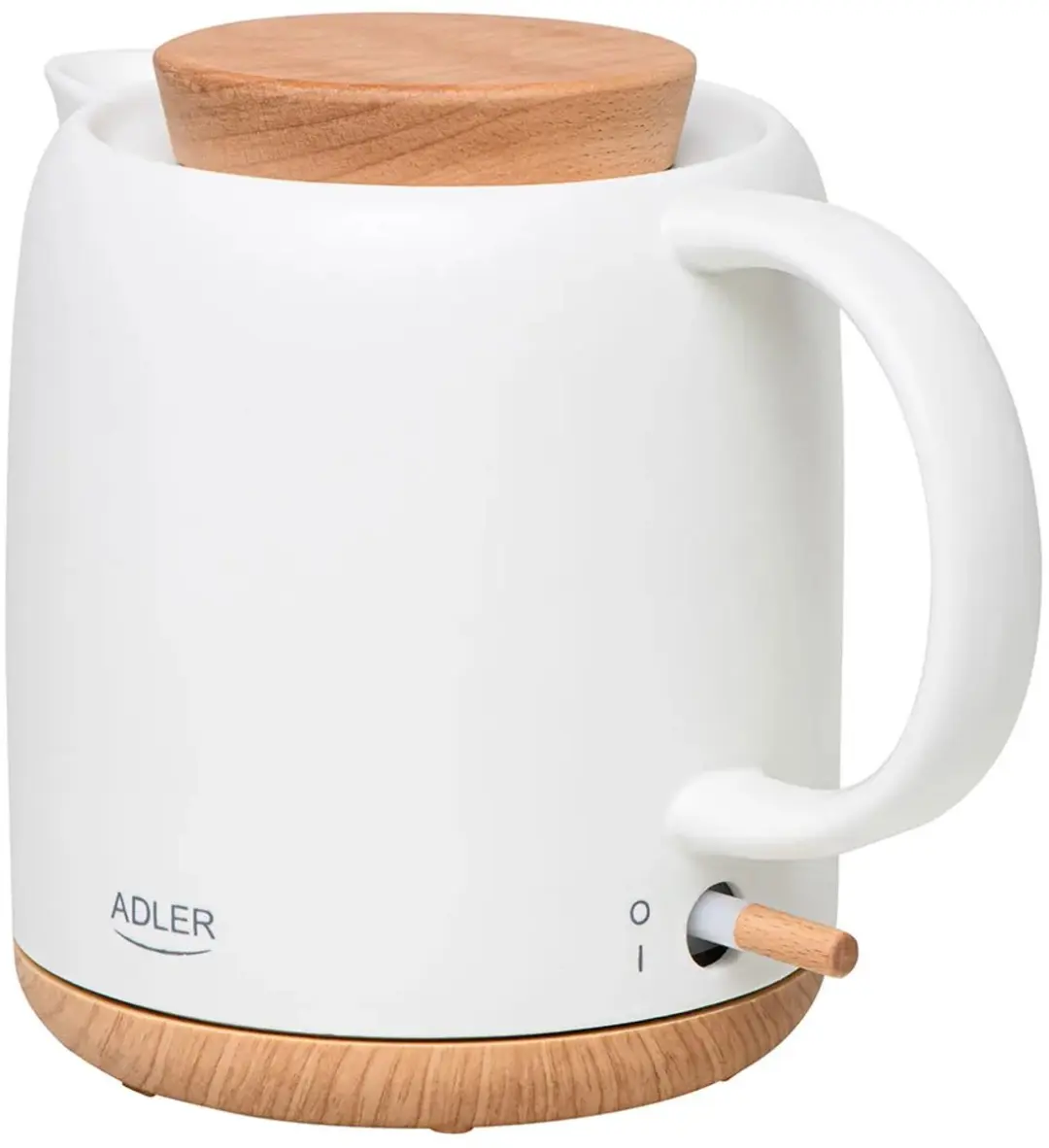 Adler AD 1304 Waterkoker - Keramisch - 1.0L - 1200W - Ecru - afbeelding 3 van 6