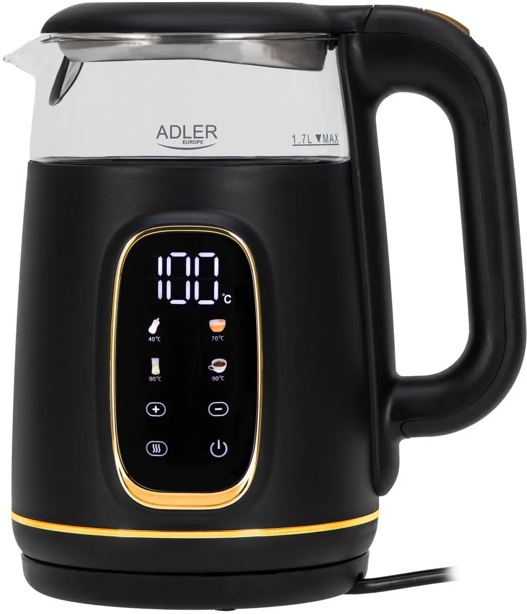 Adler AD 1305 bg Glas Waterkoker 1.7L