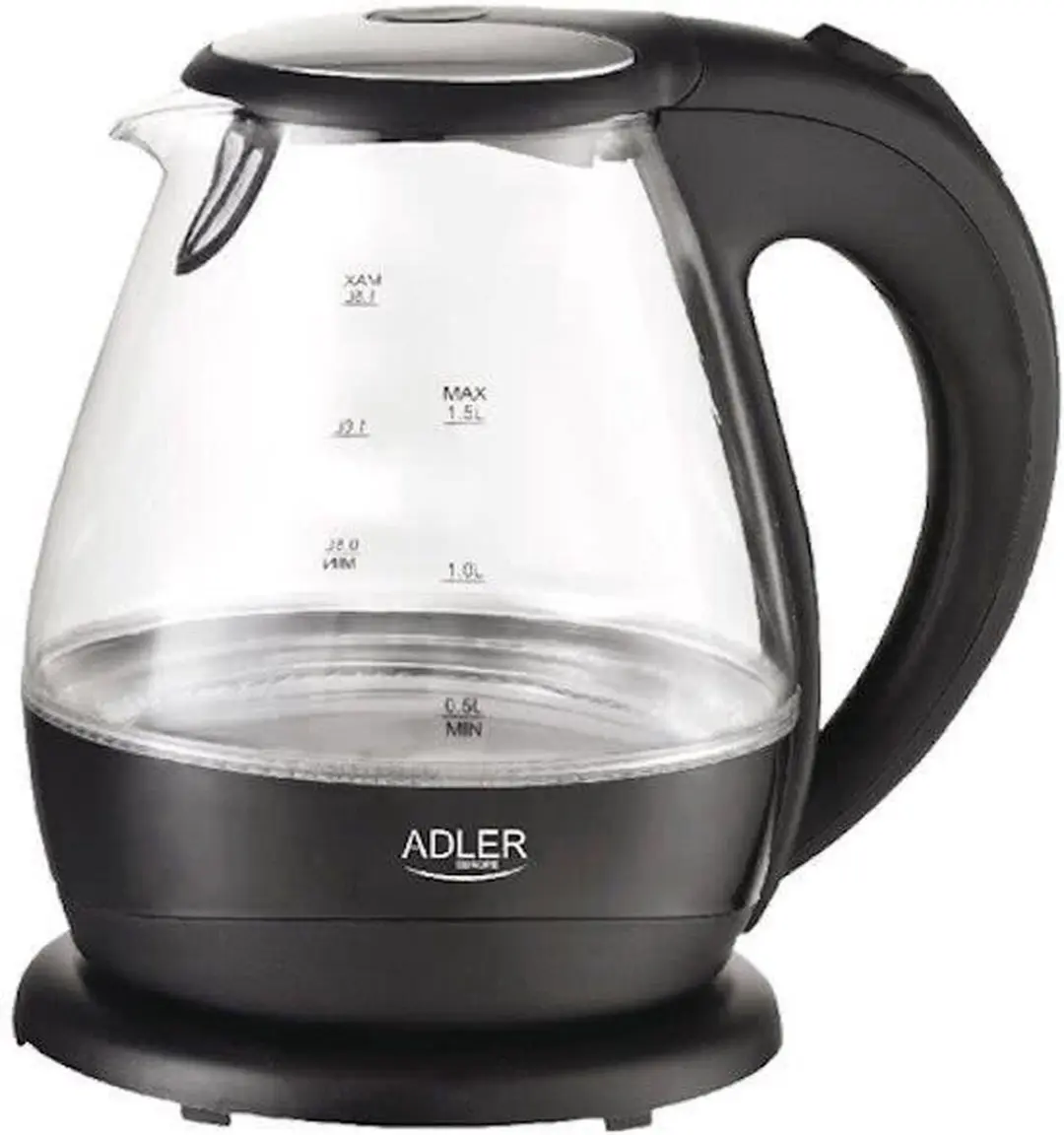 Adler AD 1224 Waterkoker 1.5L - 2000W - Zwart - afbeelding 4 van 6