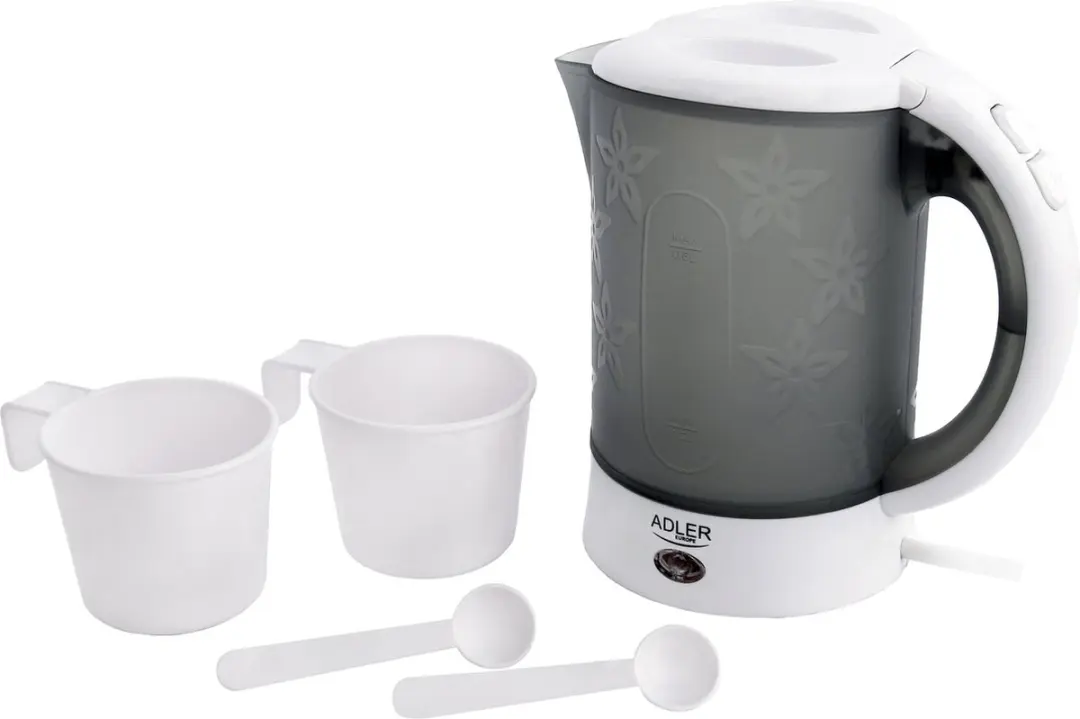 Adler AD 1268 Reis Waterkoker - 0.6L - 600W - Grijs - afbeelding 6 van 6