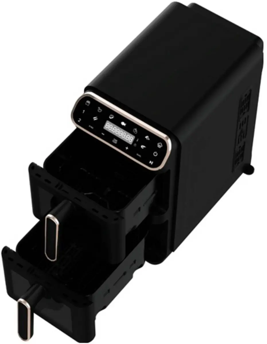BerlingerHaus BH/9802 Airfryer 11L 2460W - Zwart - afbeelding 2 van 4