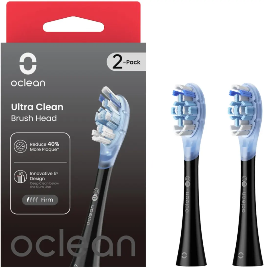 Oclean UC02, 2 stuk(s), Zwart, Extra zacht, China, Oclean, Blister