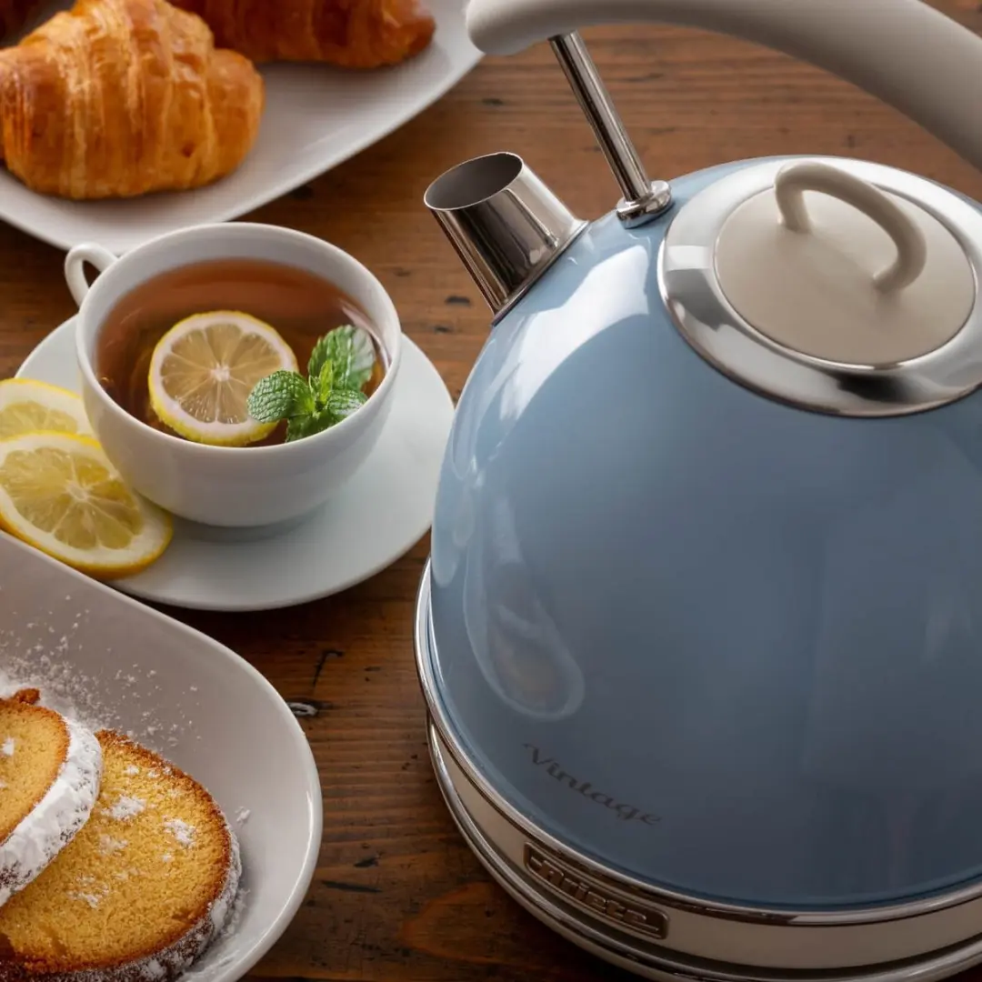 Ariete Vintage 2877/05 Waterkoker 2000W - 1,7L - Blauw - afbeelding 2 van 6