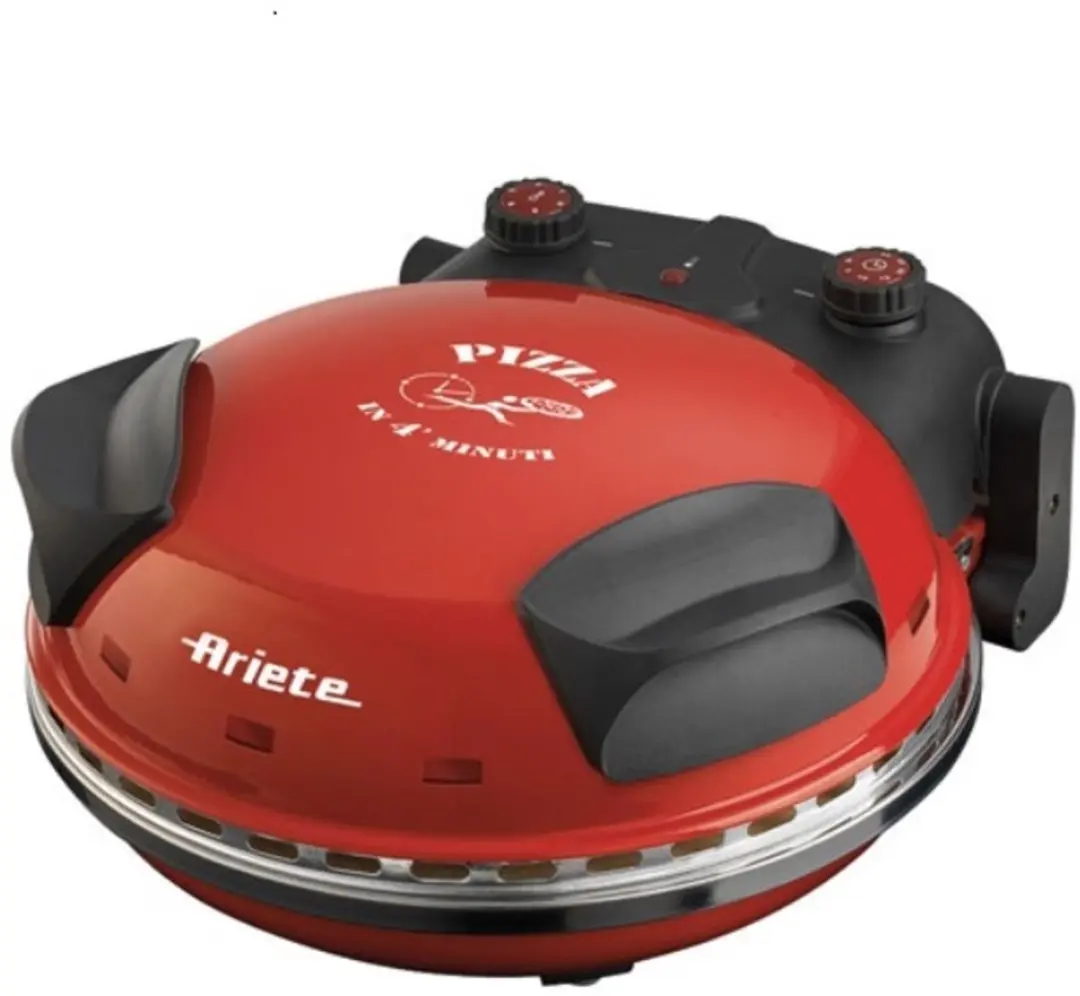 Ariete Pizzaoven 1200W - 32 cm - Rood - afbeelding 2 van 6