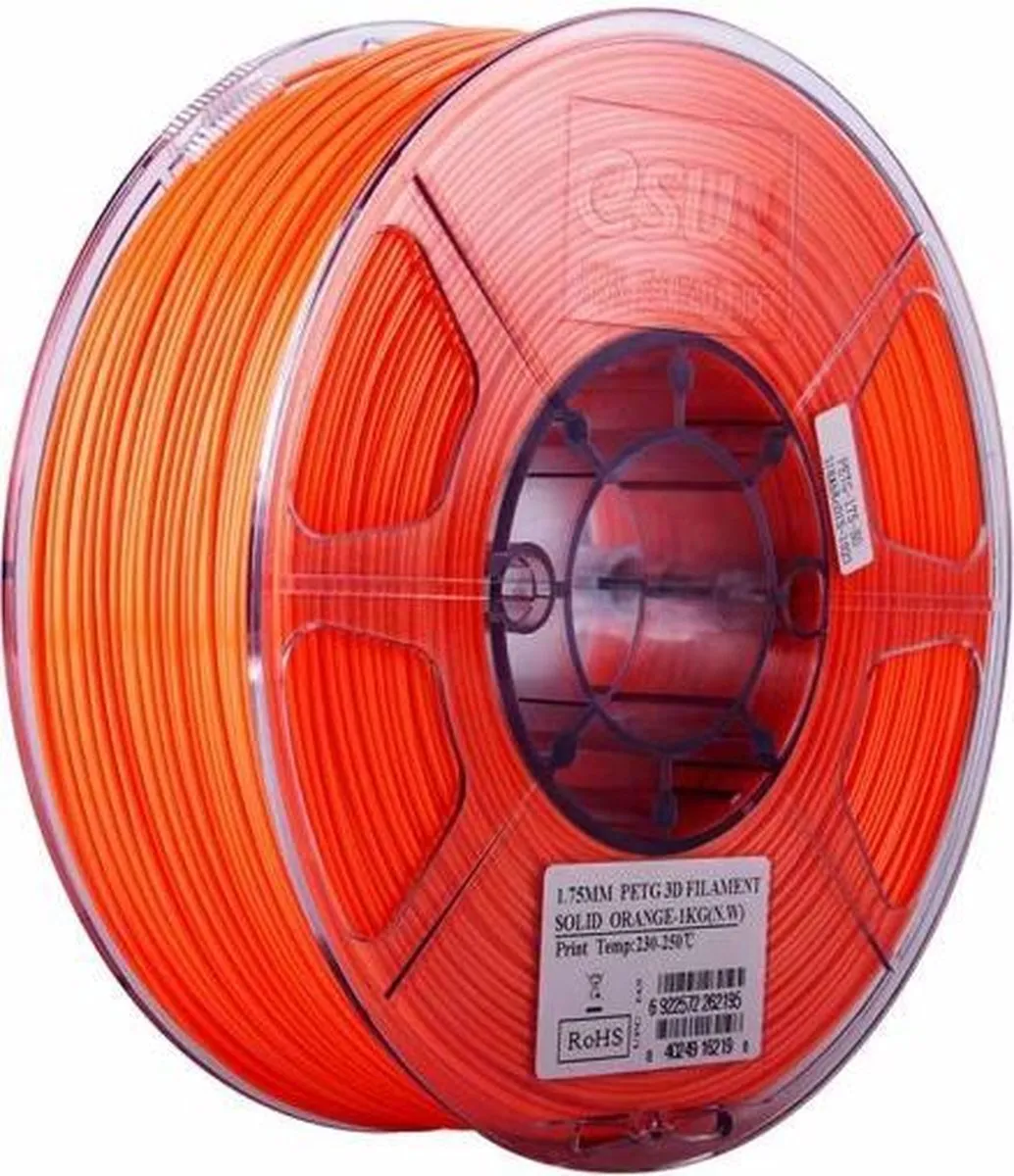 ESUN PETG Filament 1.75mm - 1kg - Massief oranje