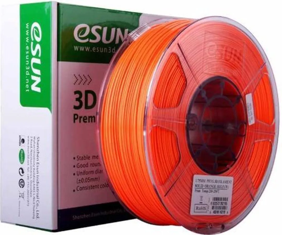 ESUN PETG Filament 1.75mm - 1kg - Massief oranje