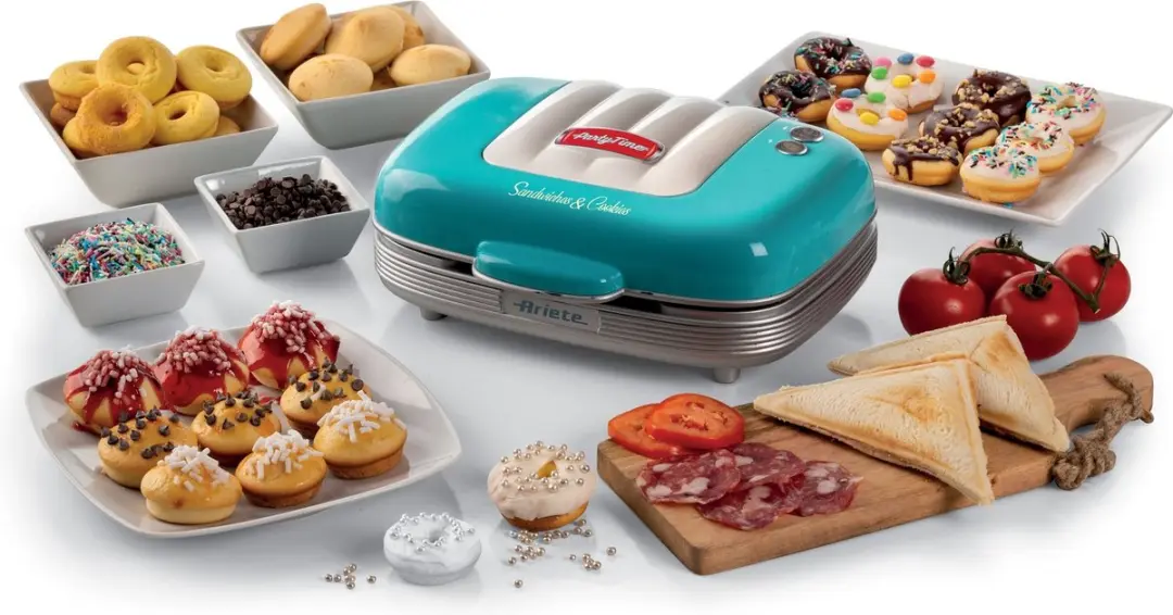 Ariete 1972/01 Tosti Apparaat - 700W - Lichtblauw - afbeelding 4 van 6