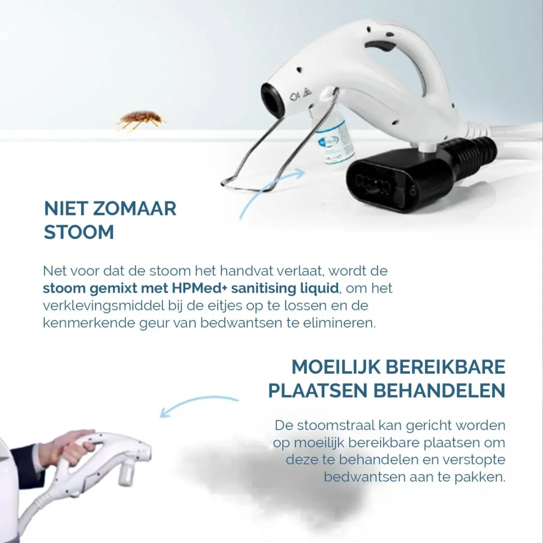 Polti Cimex PTEU0234 Stoomreiniger - 2250W - Wit - afbeelding 2 van 5