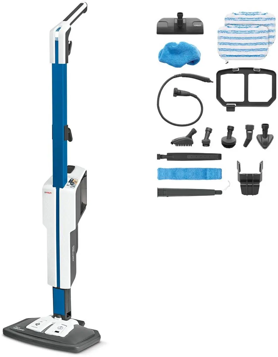 Polti Vaporetto SV620 PTEU0305 Stoomreiniger - Wit/Blauw - afbeelding 6 van 6
