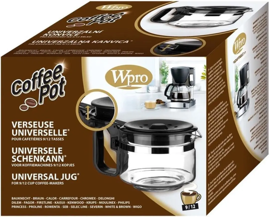 Universele koffiekan voor 9/12 kopjes