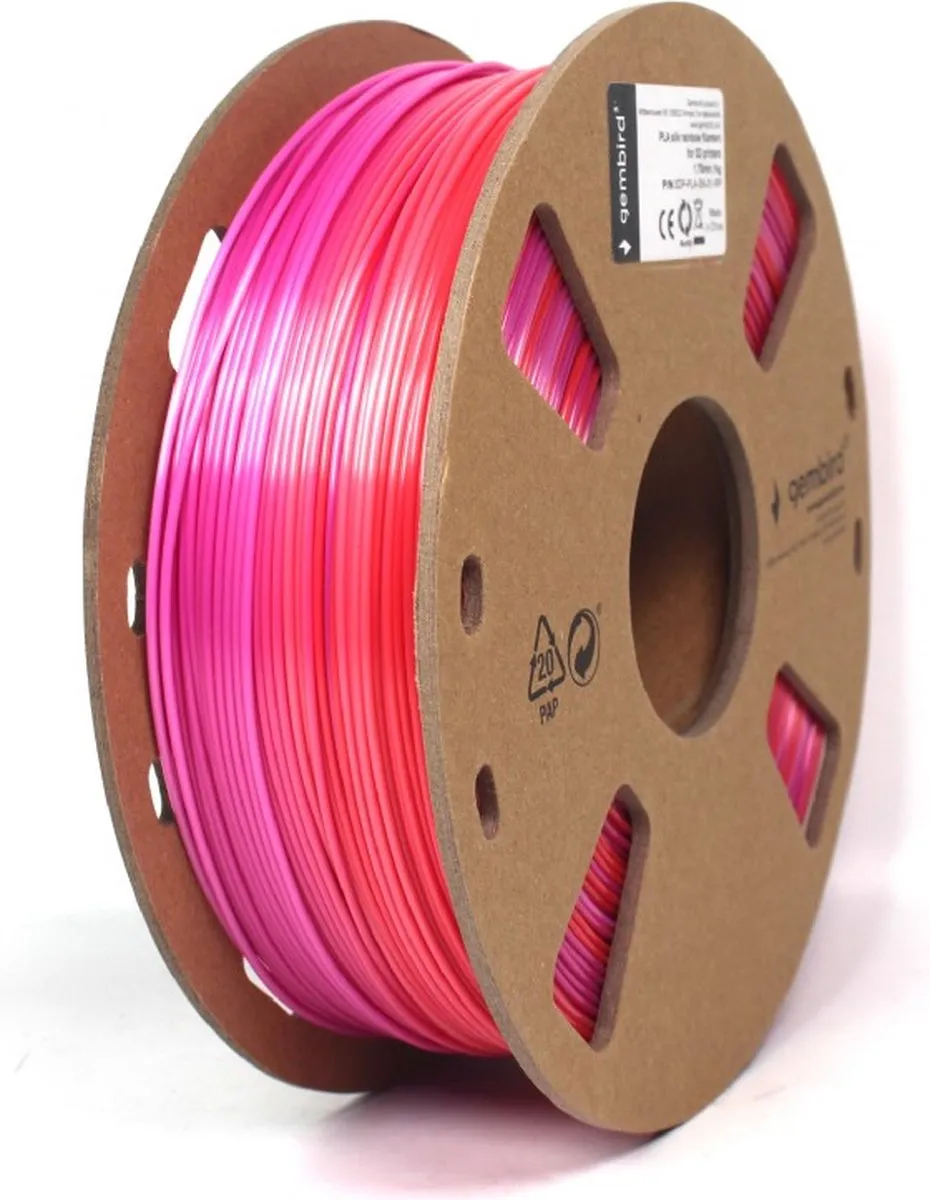 Gembird PLA Silk Rainbow 3D Printerfilament 1.75mm - 1kg