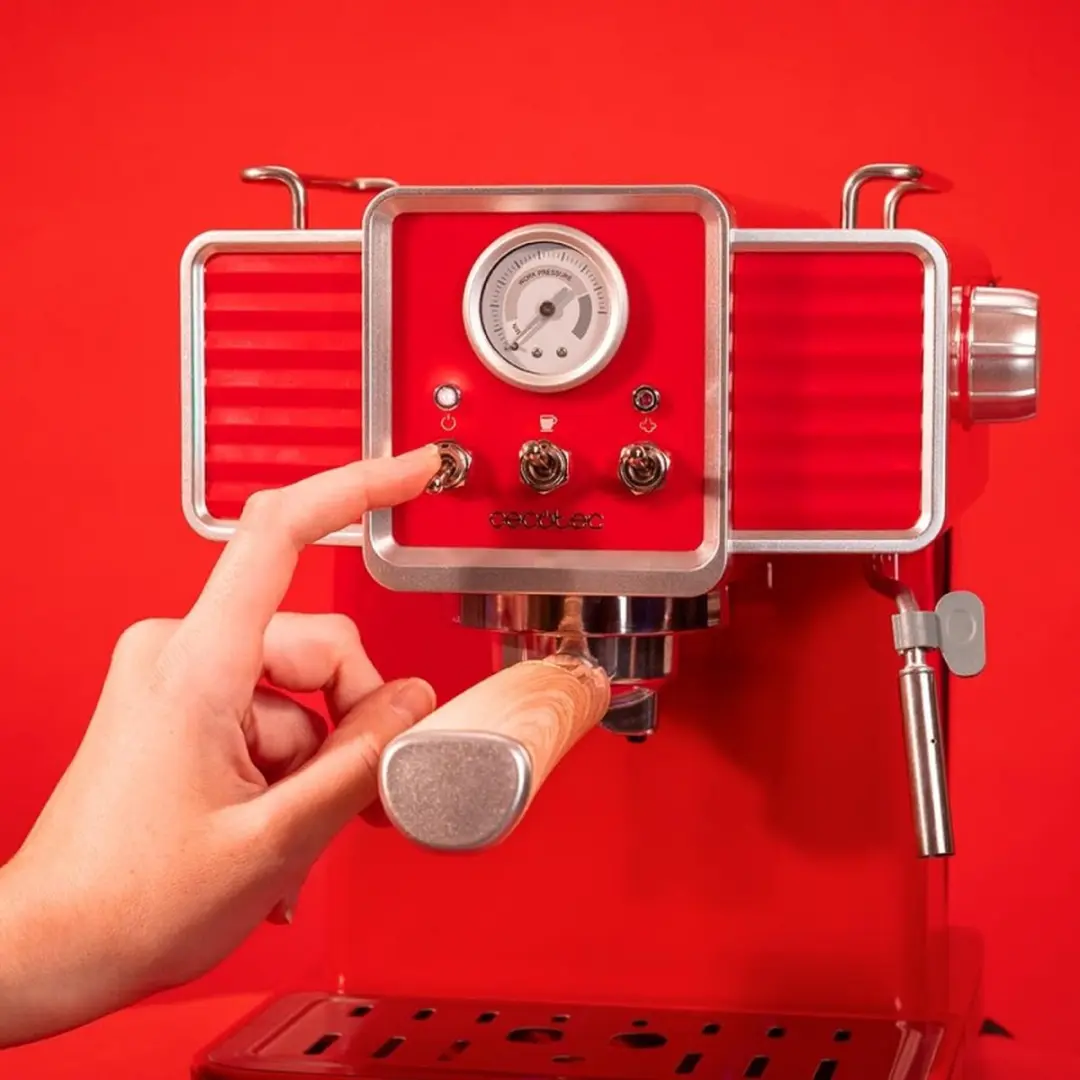 Cecotec Power Espresso 20 Tradizionale Light 01727 - Rood - afbeelding 2 van 6