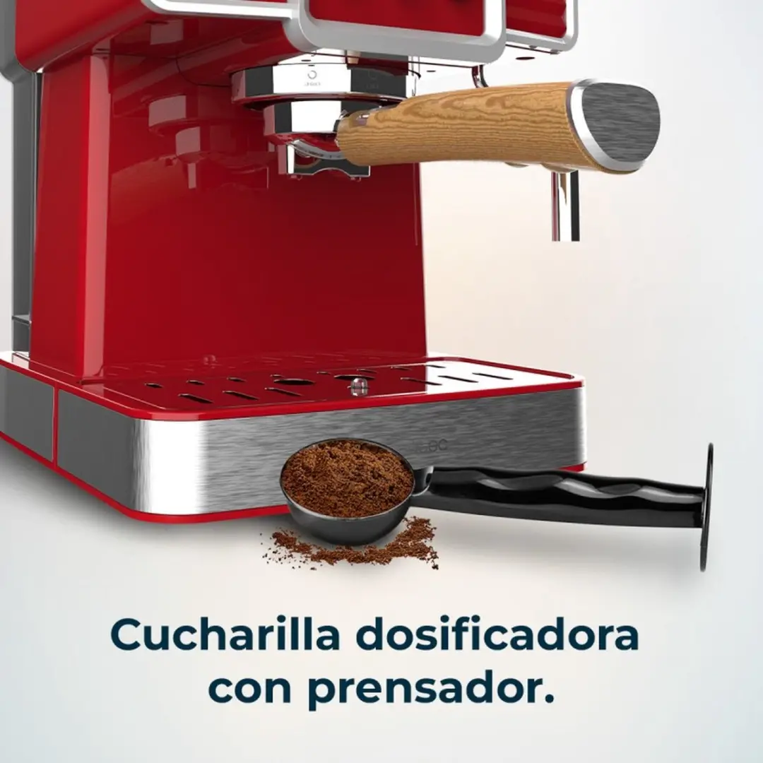 Cecotec Power Espresso 20 Tradizionale Light 01727 - Rood - afbeelding 5 van 6