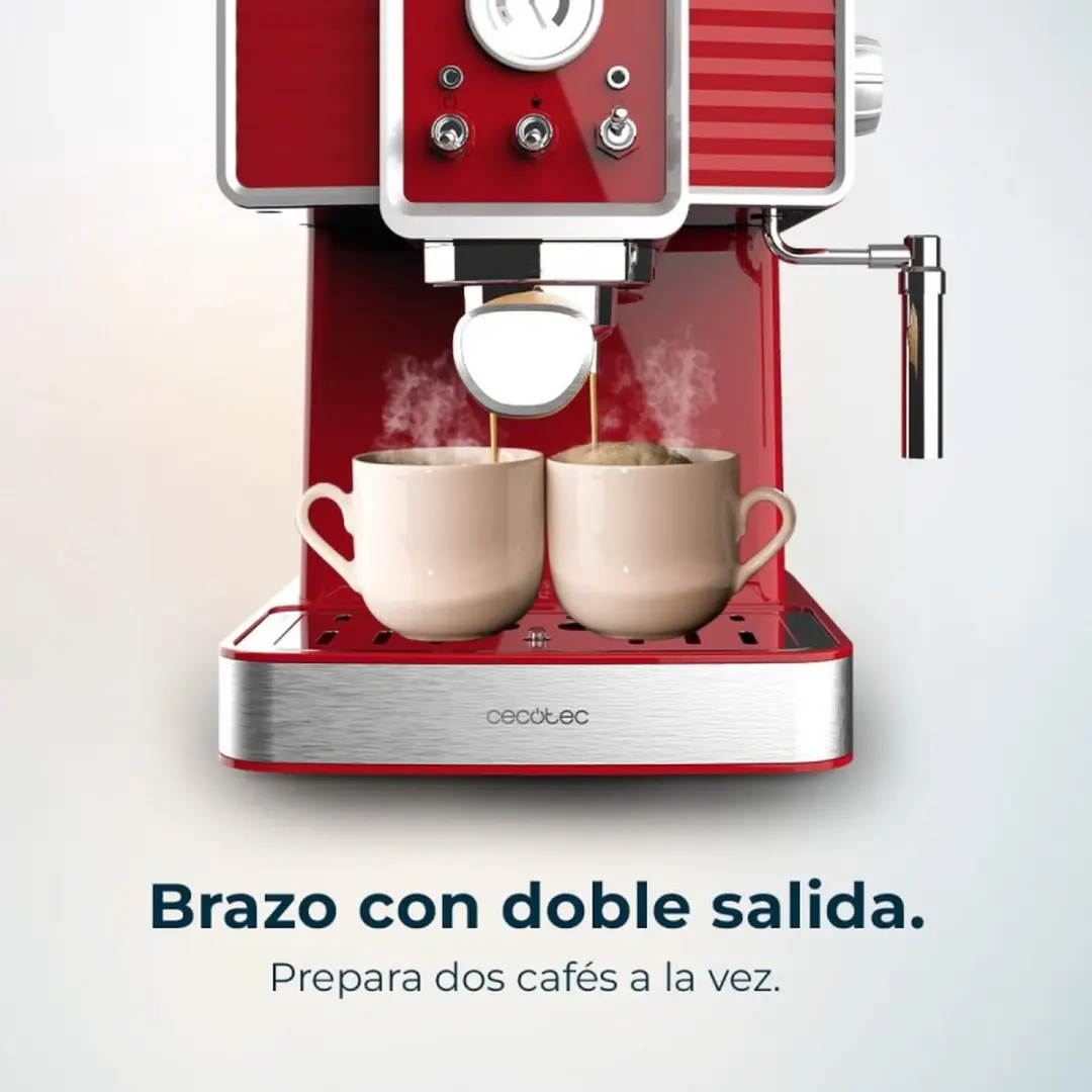 Cecotec Power Espresso 20 Tradizionale Light 01727 - Rood - afbeelding 6 van 6