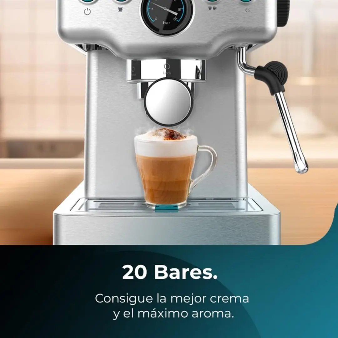 Cecotec Power Espresso 20 Barista Mini Espressomachine - afbeelding 2 van 6