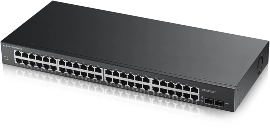 Zyxel GS1900-48 Switch - 48 Poorten - 100 Gbps - Zwart
