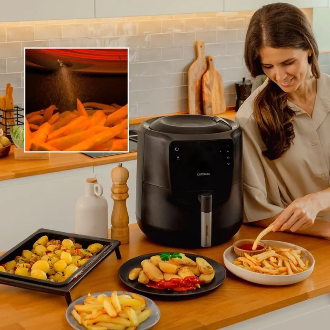 Cecotec Cecofry Rain 3300 Airfryer - 5,5L - Zwart - afbeelding 3 van 6
