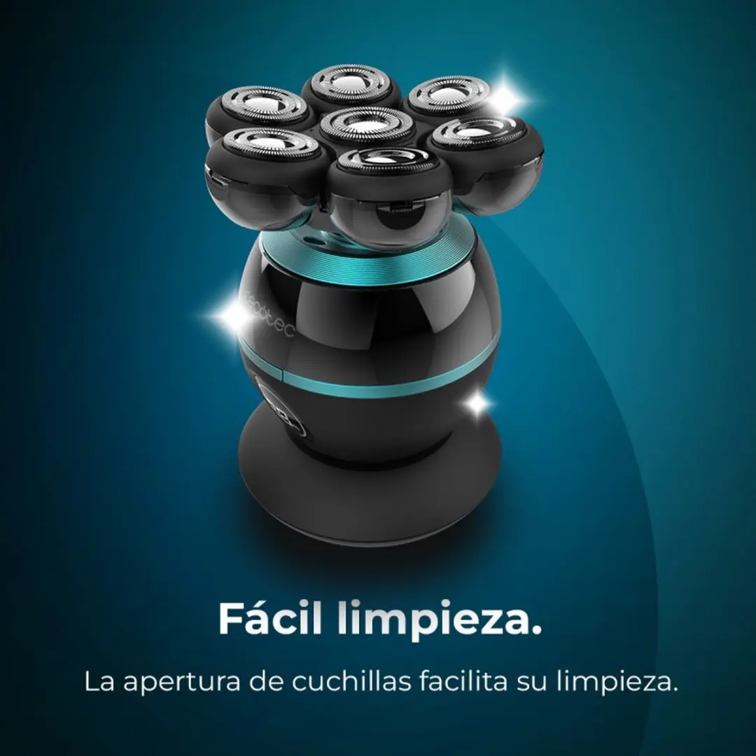 Cecotec Bamba PrecisionCare Skull Shaver - Zwart - afbeelding 3 van 6
