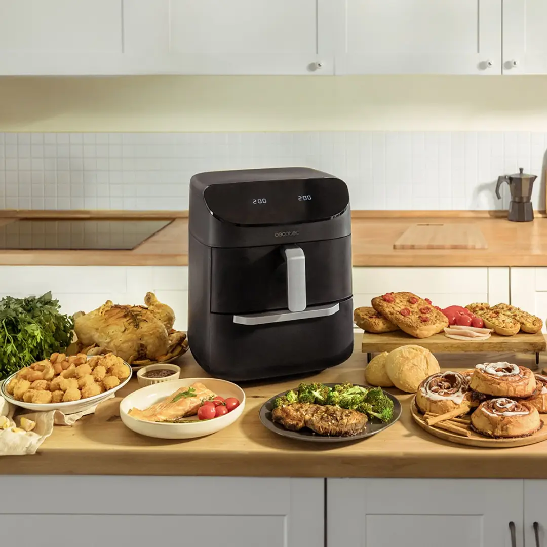 Cecotec Cecofry FoodCourt Dubbele Airfryer XXL 11L 04980 - afbeelding 3 van 6