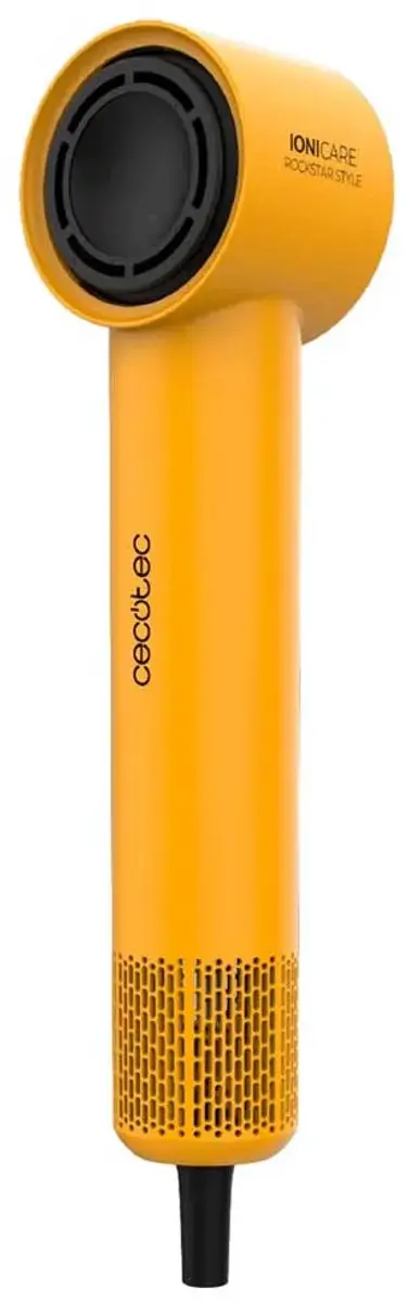 Cecotec Secador de Pelo Ionicare Rockstar Style Yellow Secador Muy Compacto y Li