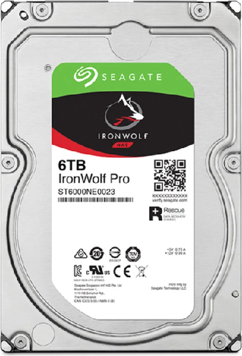Seagate IronWolf Pro ST6000NT001 NAS HDD 6TB