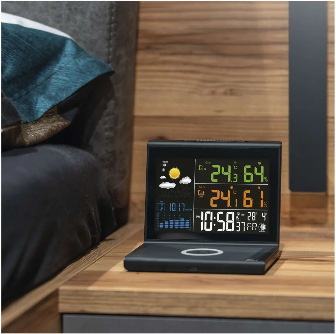 EMOS E8010 Weerstation met draadloos opladen - afbeelding 6 van 6