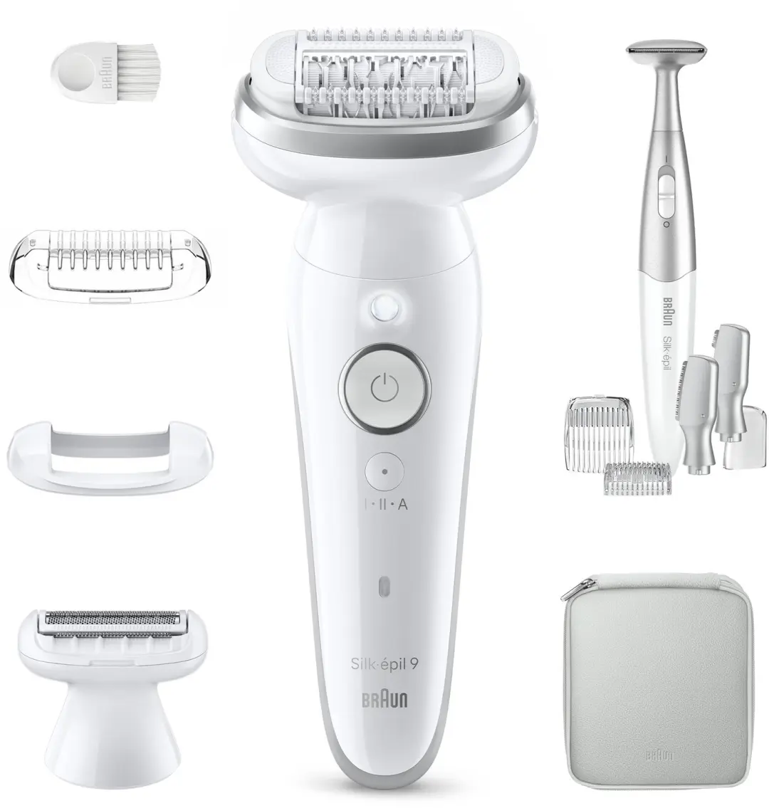 Braun Silk·épil 9 9-241 Epilator - Wet & Dry - Zilver - afbeelding 2 van 6