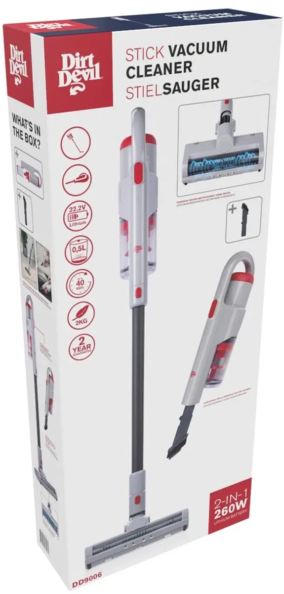 Dirt Devil DD9006 2-in-1 Steelstofzuiger - afbeelding 4 van 6