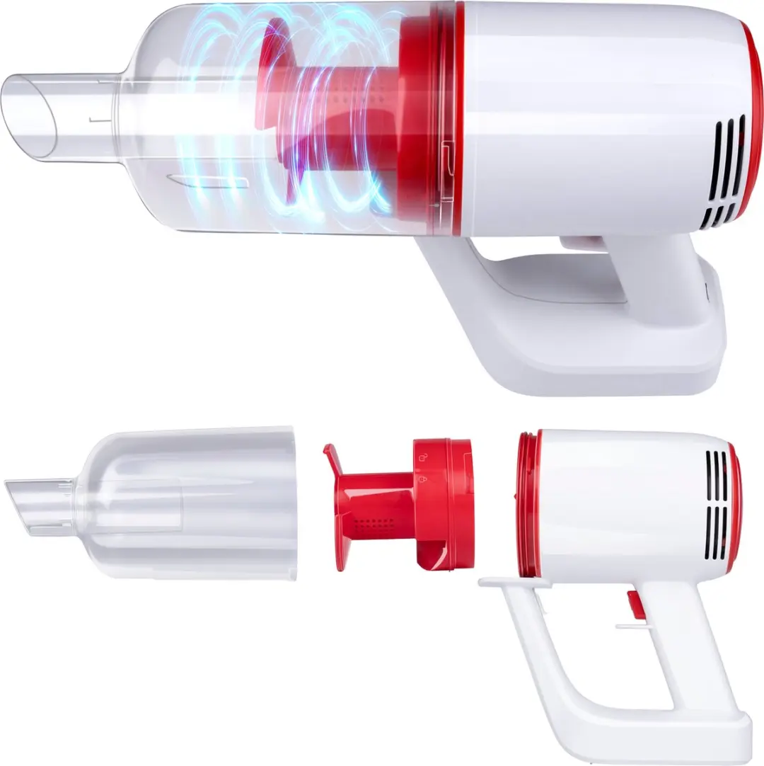 Dirt Devil DD9001 2-in-1 Steelstofzuiger - 80W - Wit/Rood - afbeelding 5 van 6
