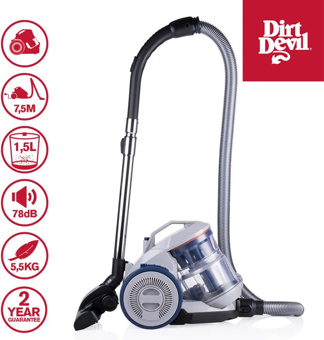 Dirt Devil DD2501 Stofzuiger zonder Zak - 850W - afbeelding 2 van 6