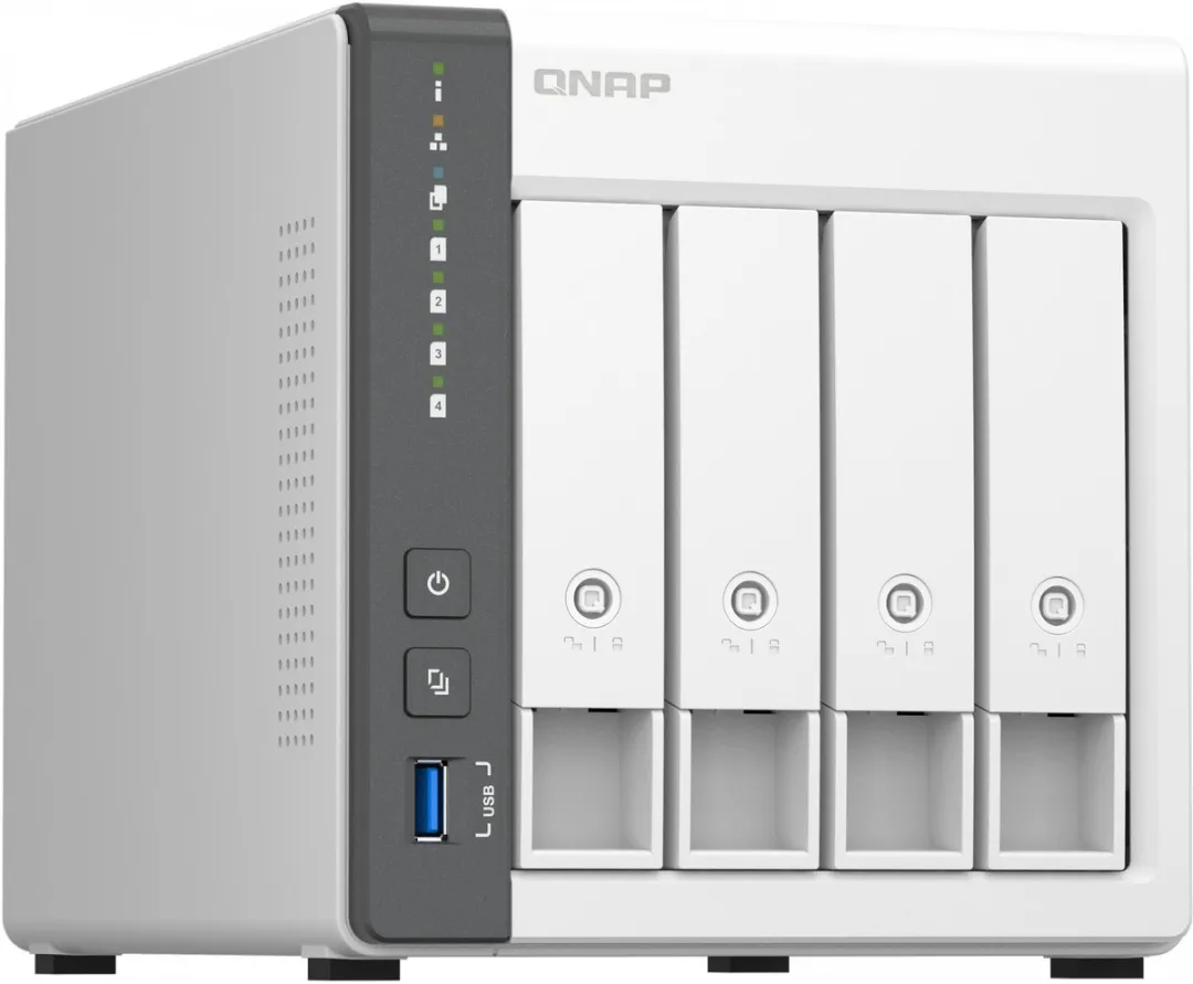QNAP TS-433 NAS-Server 4Bays - 4Kernen - 2x Ethernet