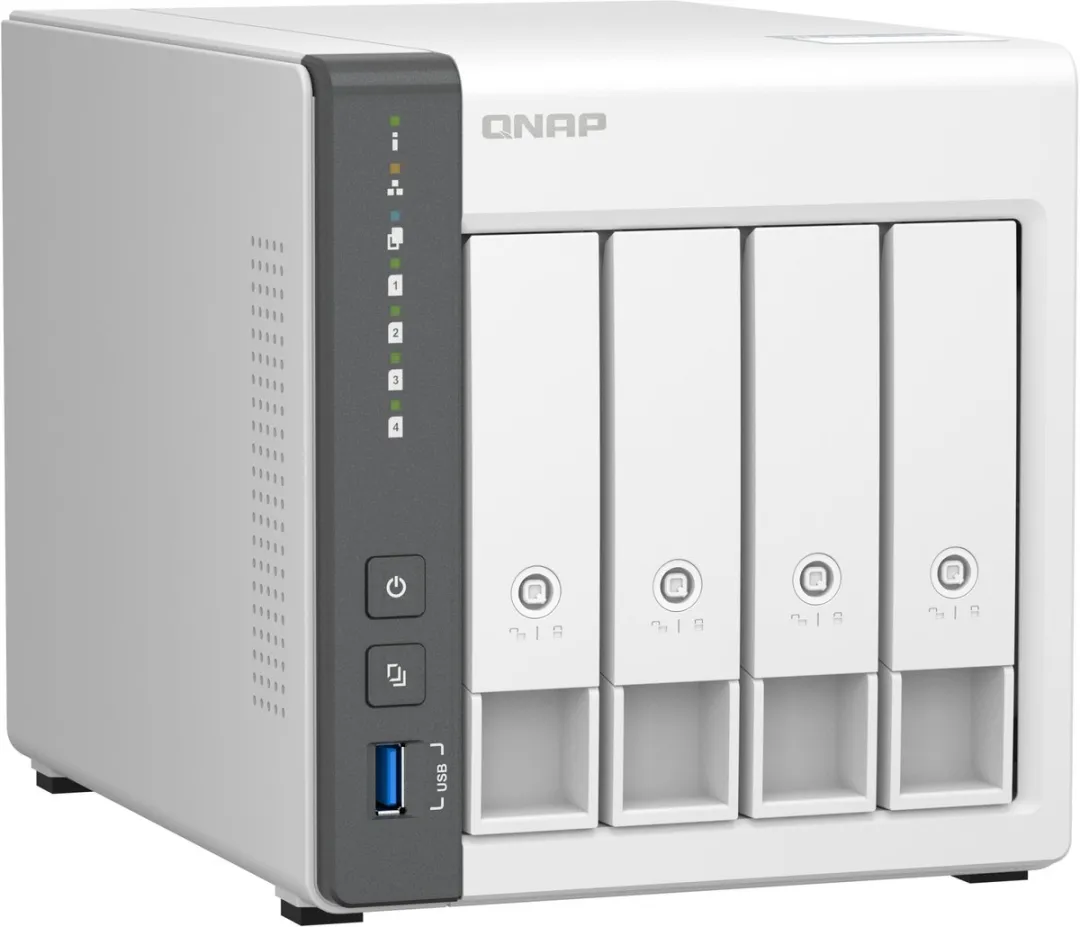 QNAP TS-433 NAS-Server 4Bays - 4Kernen - 2x Ethernet
