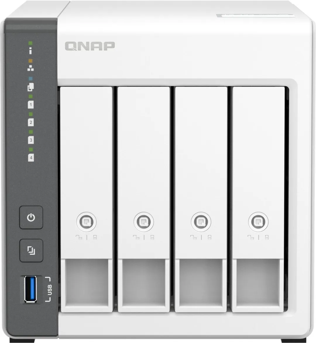 QNAP TS-433 NAS-Server 4Bays - 4Kernen - 2x Ethernet