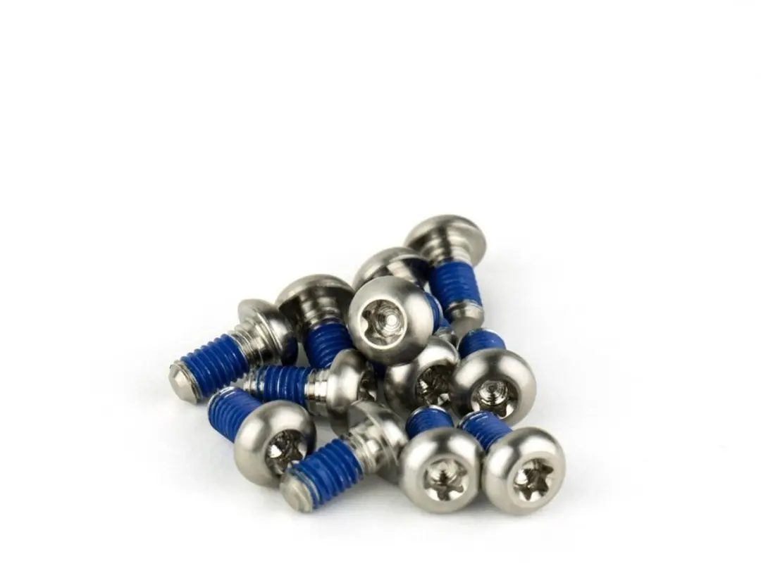 Sram Rotor Bolt Titanium T25 Kettingblad Schroefset 12 Eenheden Blauw,Zilver