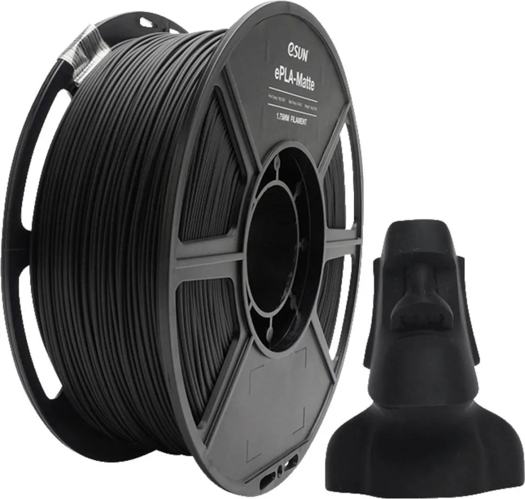 ESUN ePLA Matte Black Filament 1.75mm 1kg