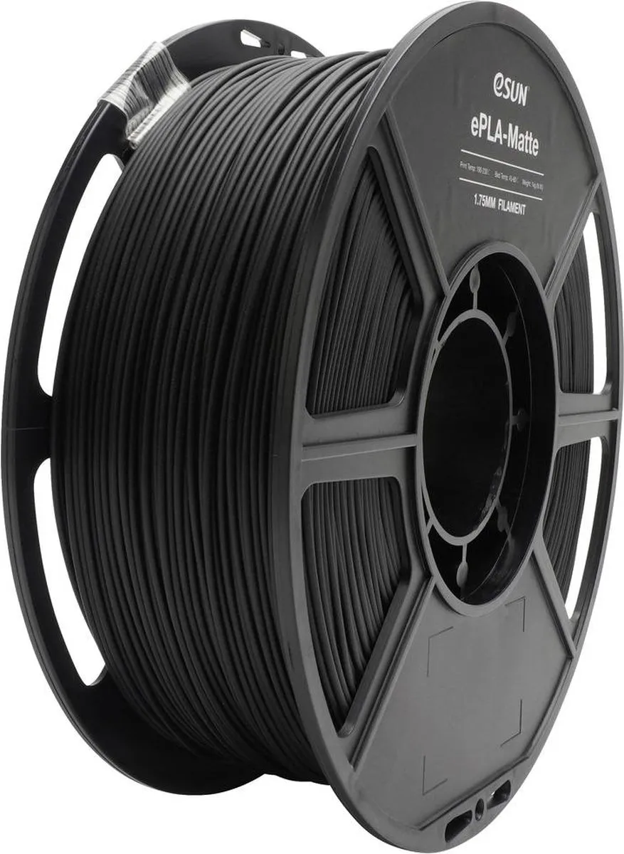 ESUN ePLA Matte Black Filament 1.75mm 1kg