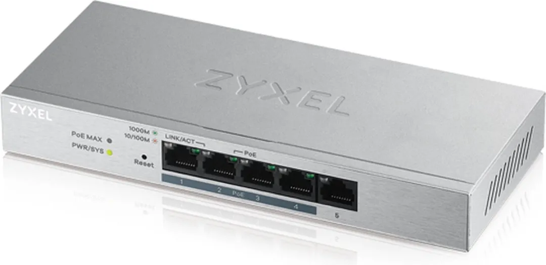 Zyxel GS1200-5HP v2 Beheerde Switch