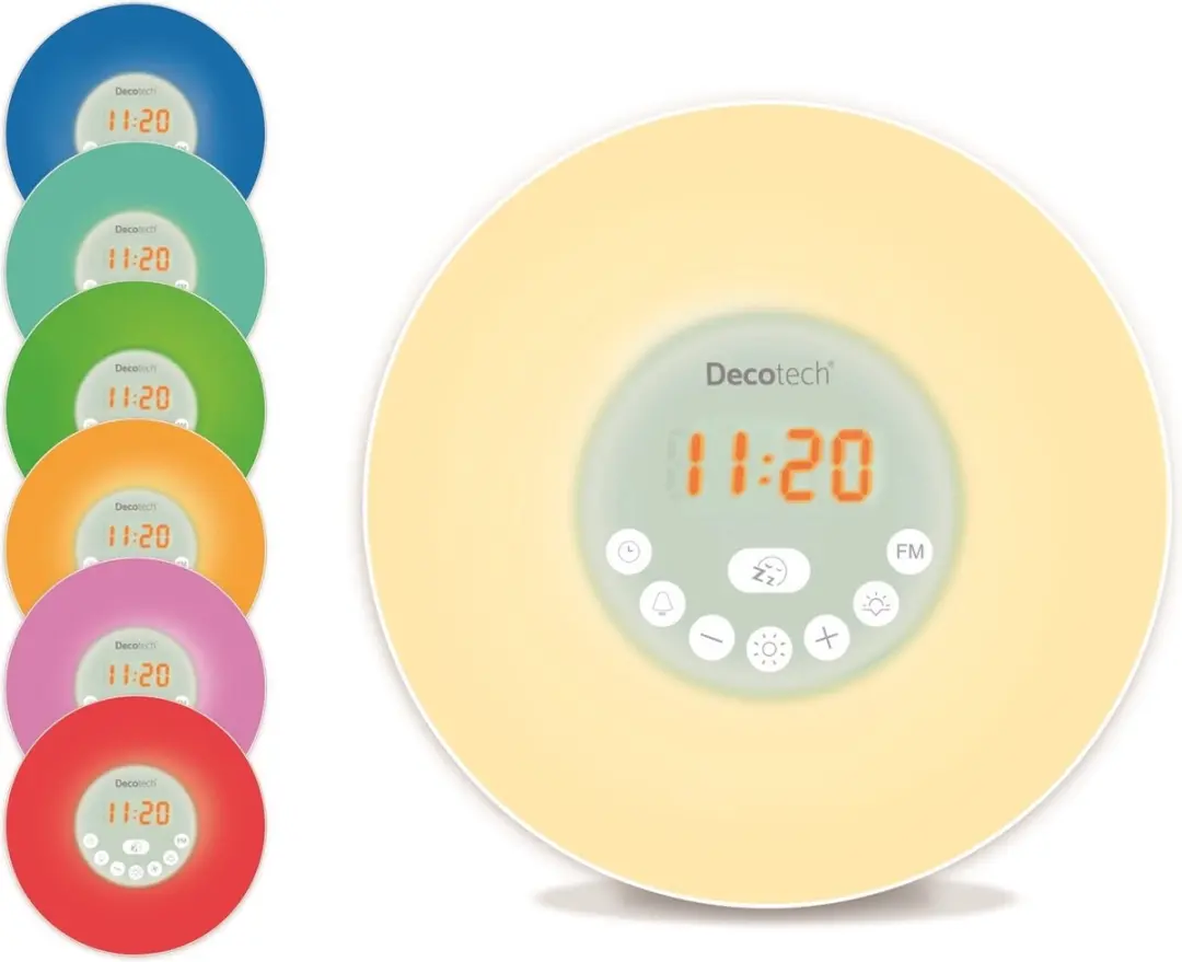 Radio Réveil Simulateur d’Aube Couleur Decotech®