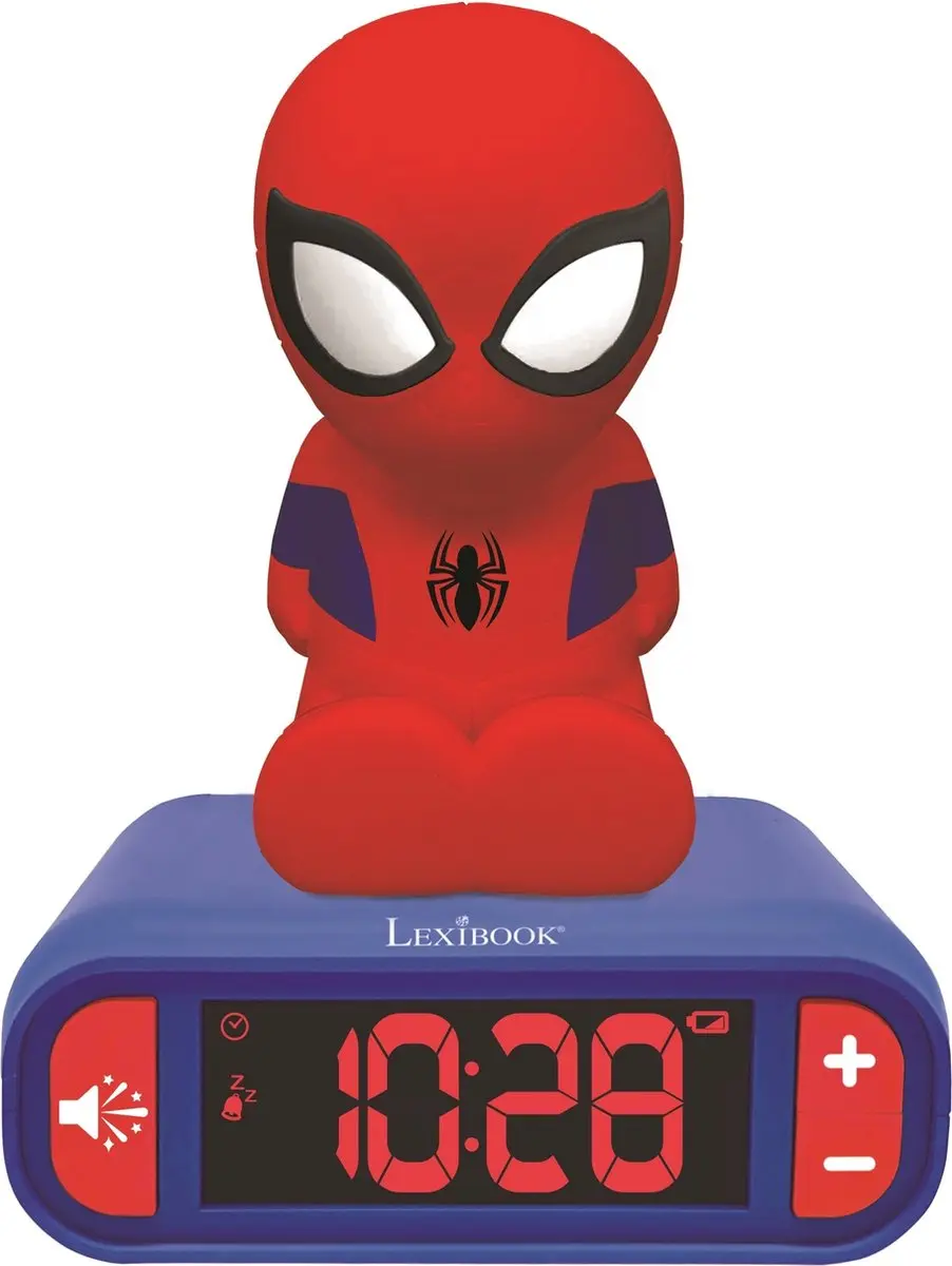 Lexibook Spider-Man 3D Wekker met Nachtlampje RL800SP