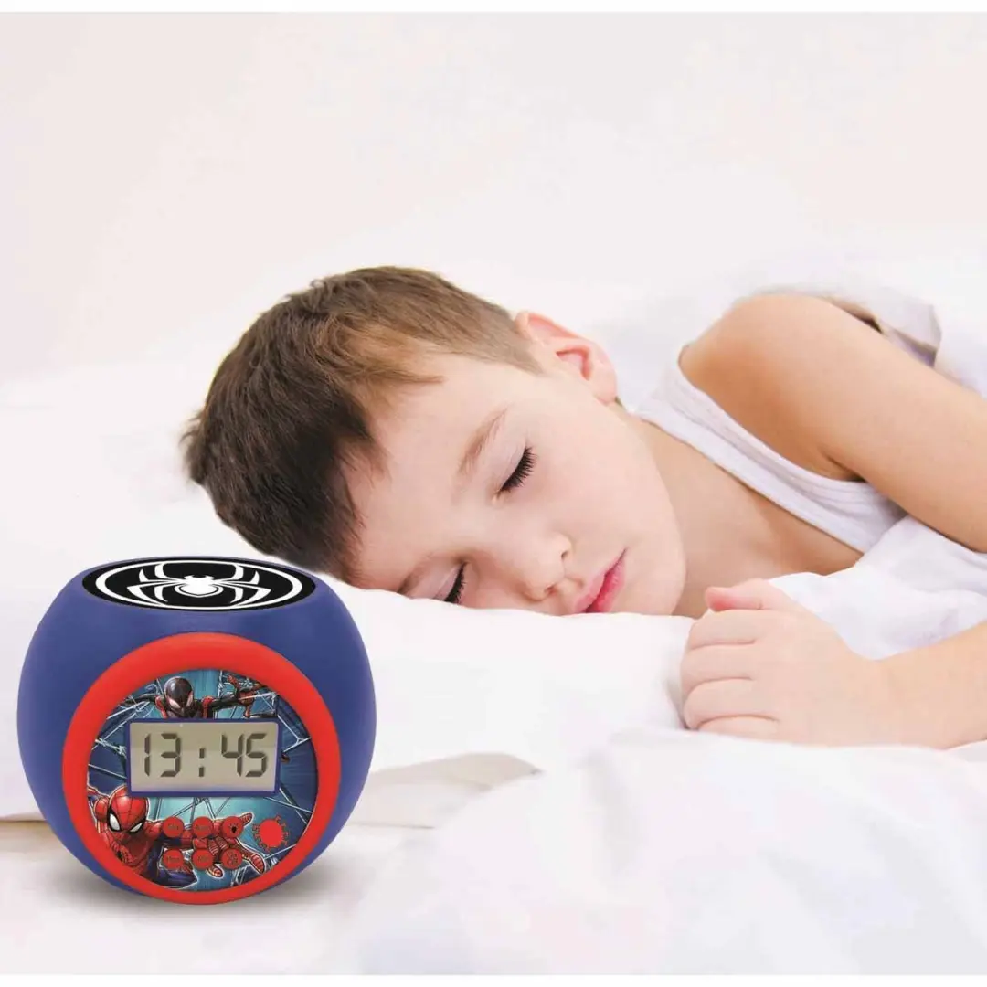 Lexibook Spider-Man Projector Wekker RL977SP - Blauw - afbeelding 4 van 6