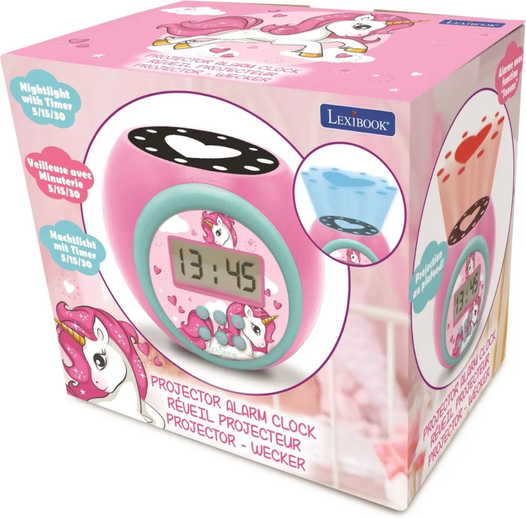 Lexibook Unicorn Projectiewekker RL977UNI - Roze - afbeelding 3 van 6