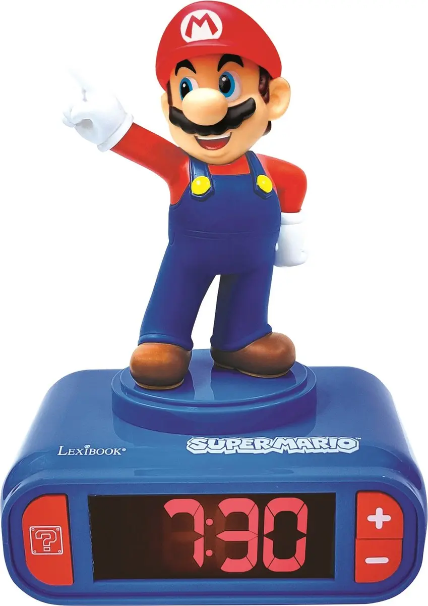 Lexibook Super Mario Digitale Wekker
