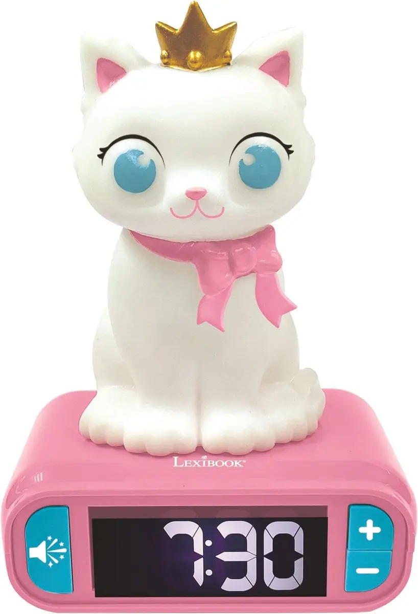 Lexibook Kitten Wekker met Nachtlampje