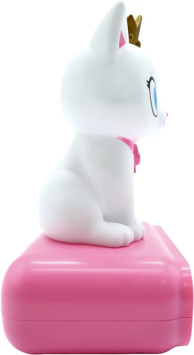 Lexibook Kitten Wekker met Nachtlampje - Roze - afbeelding 2 van 6