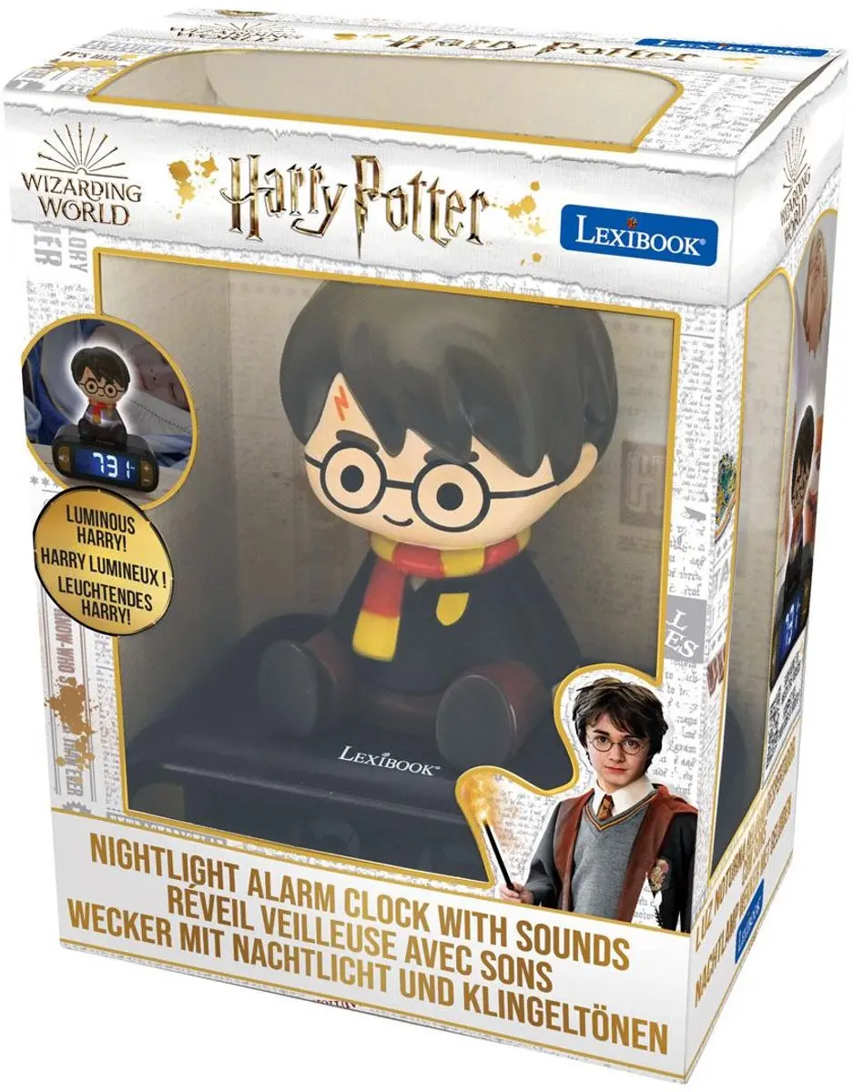 Lexibook Harry Potter Digitale Wekker met 3D Nachtlampje - afbeelding 6 van 6