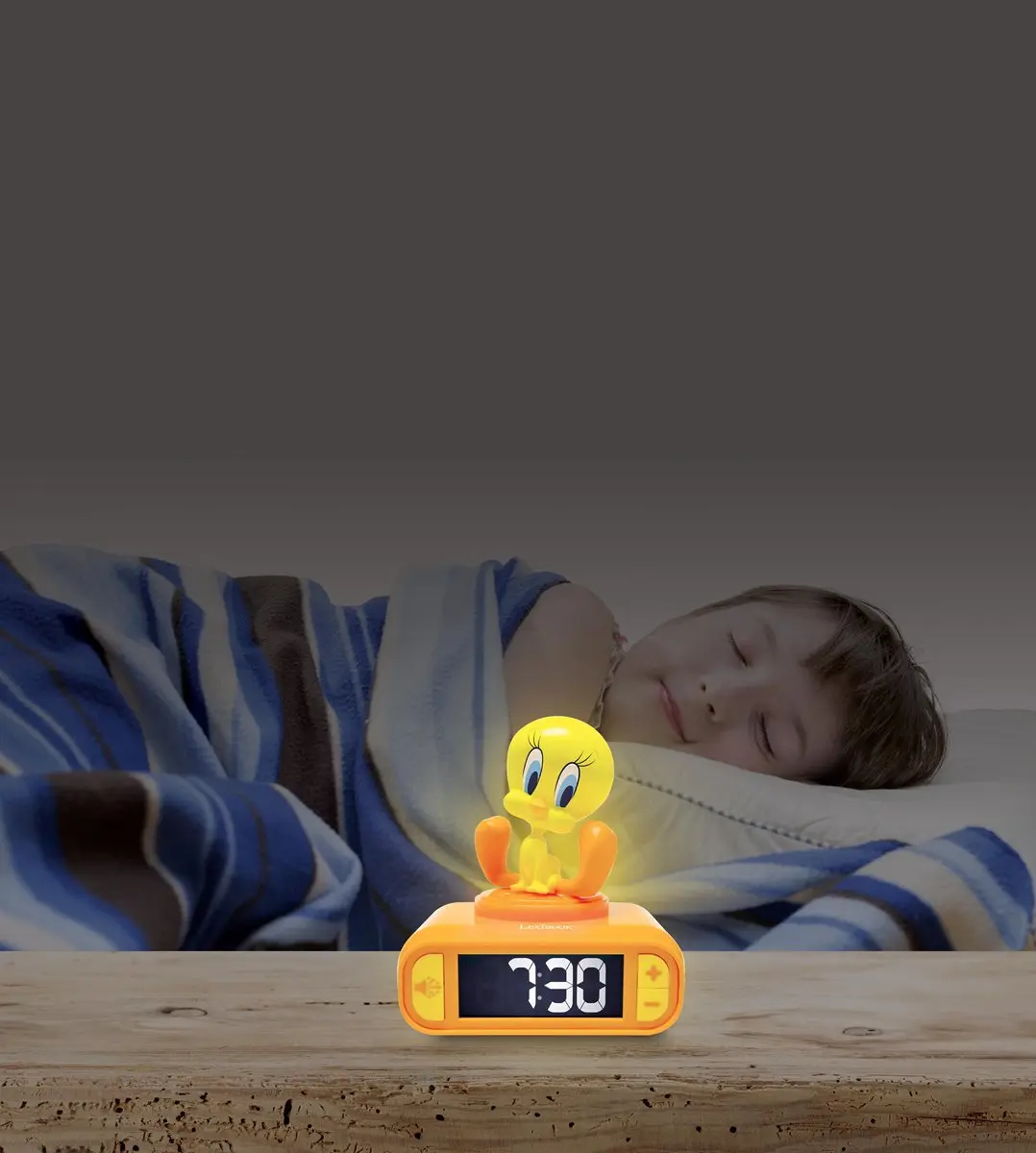Lexibook Tweety Nachtlampje Wekker RL800TW - Geel - afbeelding 2 van 6