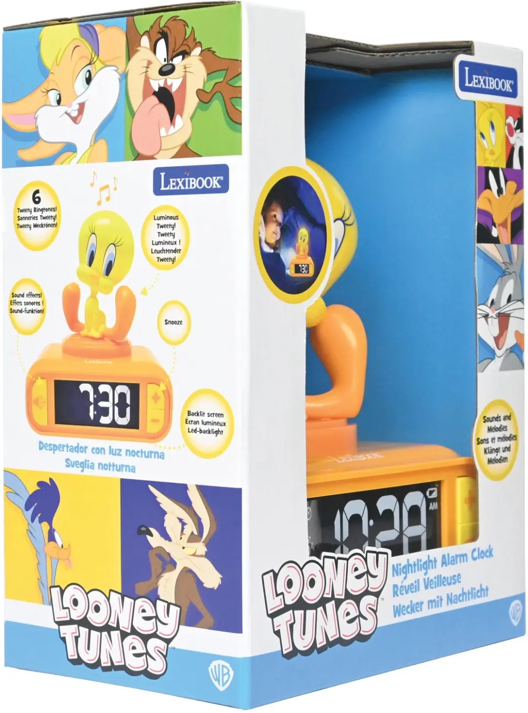 Lexibook Tweety Nachtlampje Wekker RL800TW - Geel - afbeelding 6 van 6