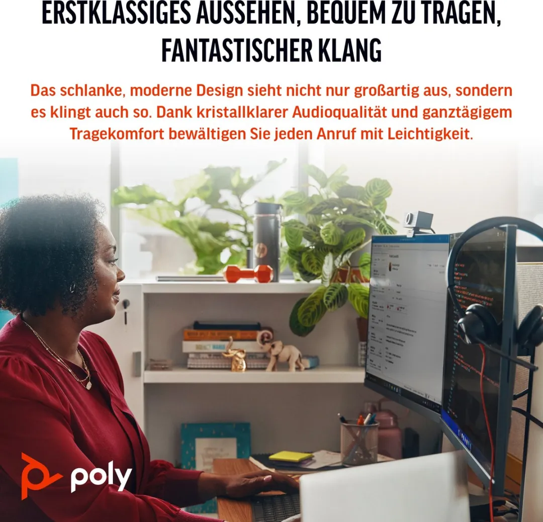 HP Poly Blackwire C3310 On Ear headset – Kabel Mono Zwart – Ruisonderdrukking (microfoon), Noise Cancelling Headset, Volume