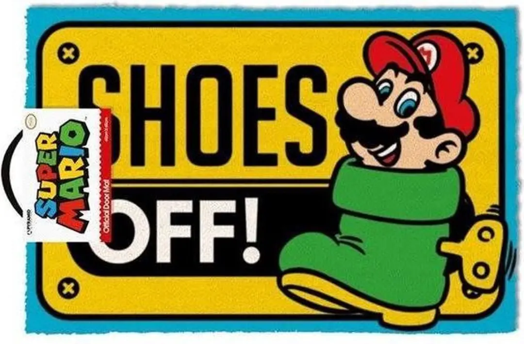 Pyramid International Super Mario Shoes Off Deurmat - afbeelding 4 van 5