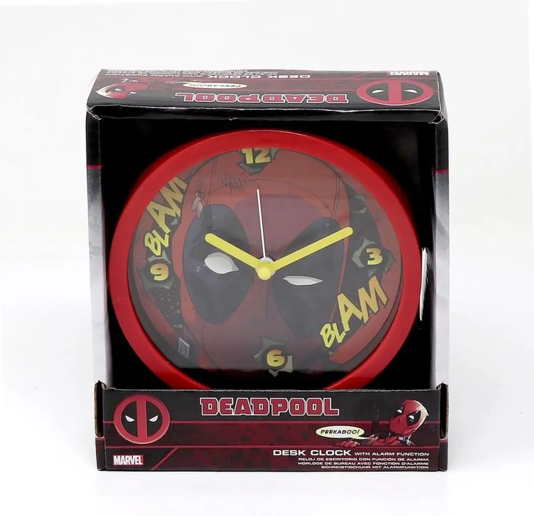 Pyramid International Deadpool Blam Blam Bureauklok - 12cm - afbeelding 4 van 5